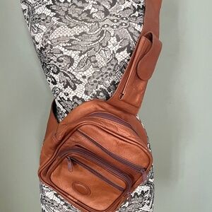 Vintage Leather Sling bag crossbody